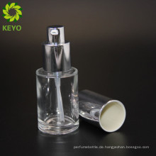 Kosmetische Verpackung Flasche leer machen Lotion Stiftung Pumpe Glasflasche 30ml
